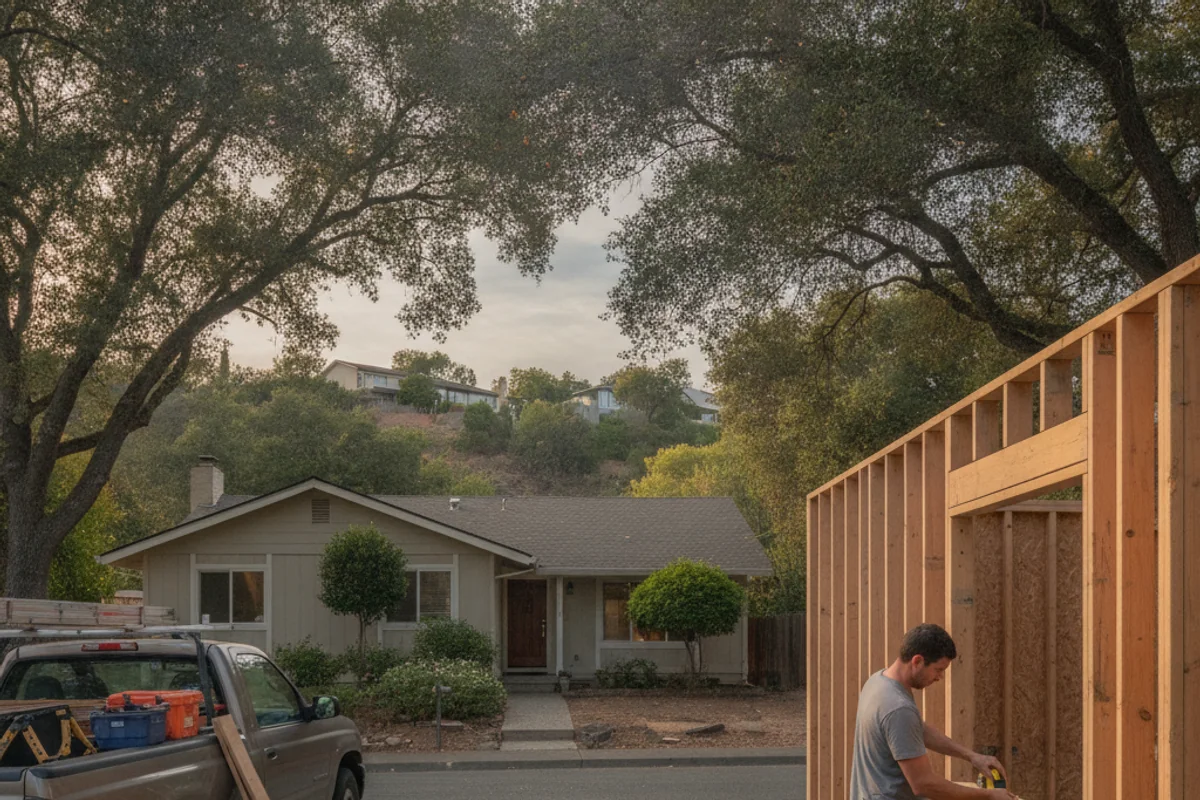 Garage Conversion in Saratoga, CA